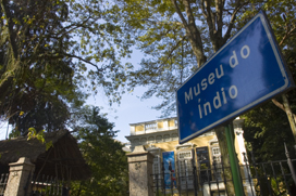 Entrada do Museu do Índio