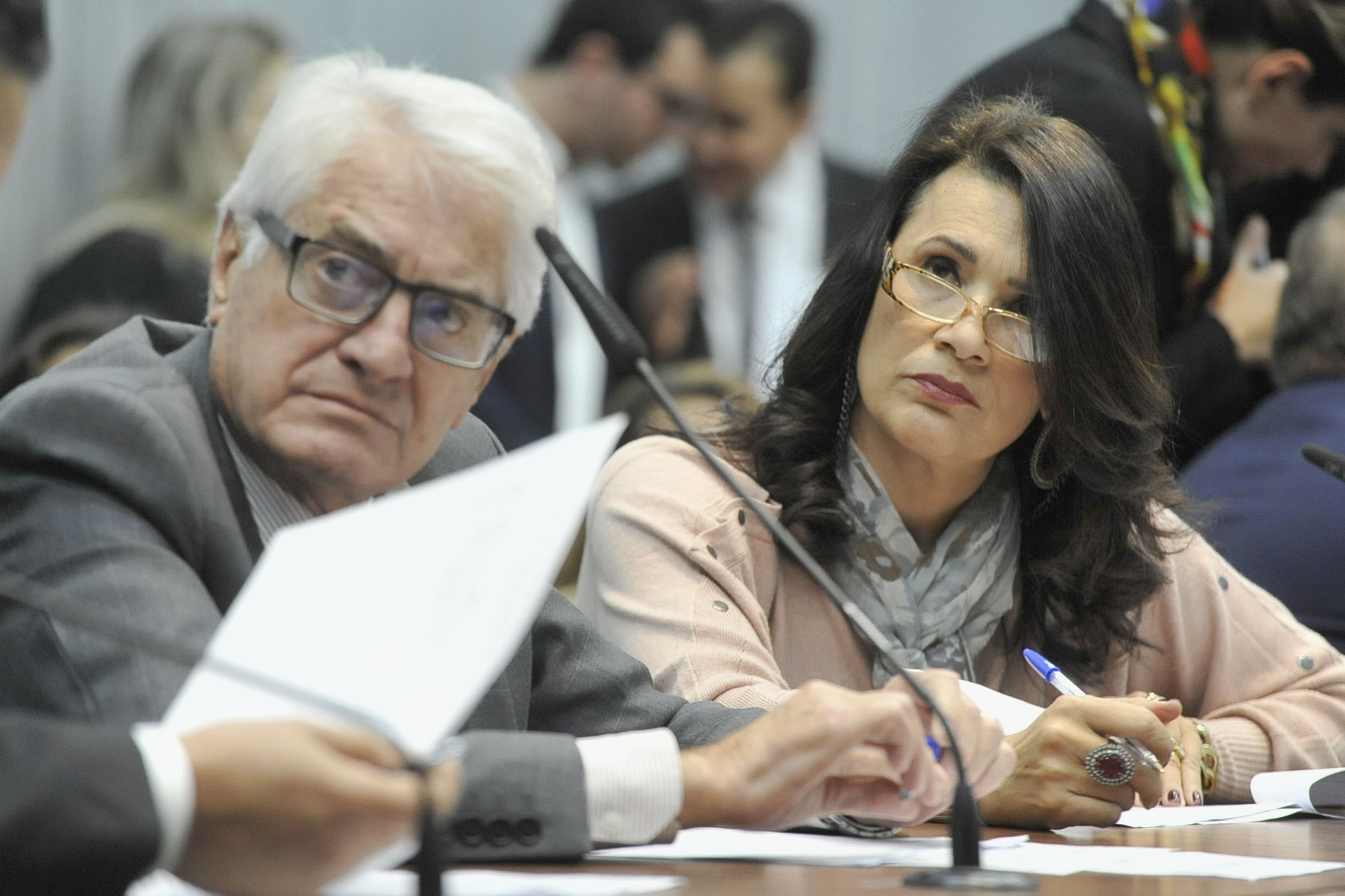 Roberto Engler e Valeria Bolsonaro<a style='float:right;color:#ccc' href='https://www3.al.sp.gov.br/repositorio/noticia/N-06-2019/fg235666.jpg' target=_blank><i class='bi bi-zoom-in'></i> Clique para ver a imagem </a>