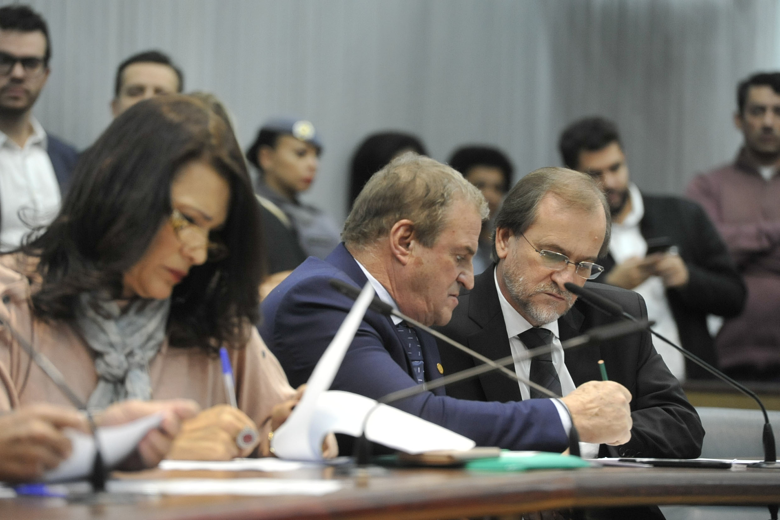 Valeria Bolsonaro, Cezar e Dirceu Dalben<a style='float:right;color:#ccc' href='https://www3.al.sp.gov.br/repositorio/noticia/N-06-2019/fg235667.jpg' target=_blank><i class='bi bi-zoom-in'></i> Clique para ver a imagem </a>